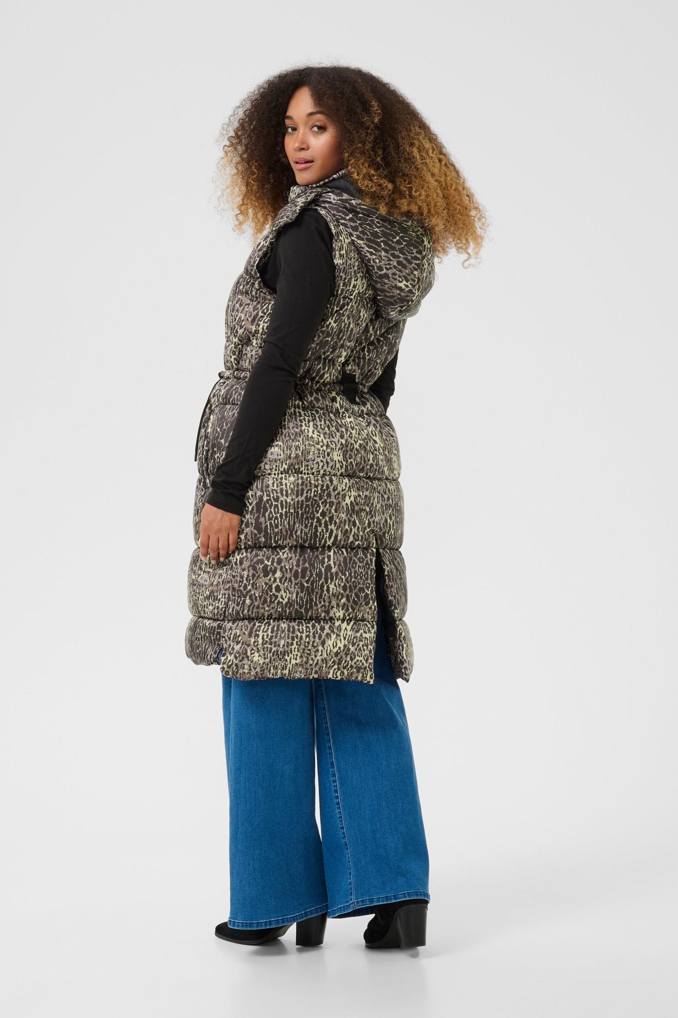 Gaiagro Animal Print long vest - Blue Sky Fashions & Lingerie