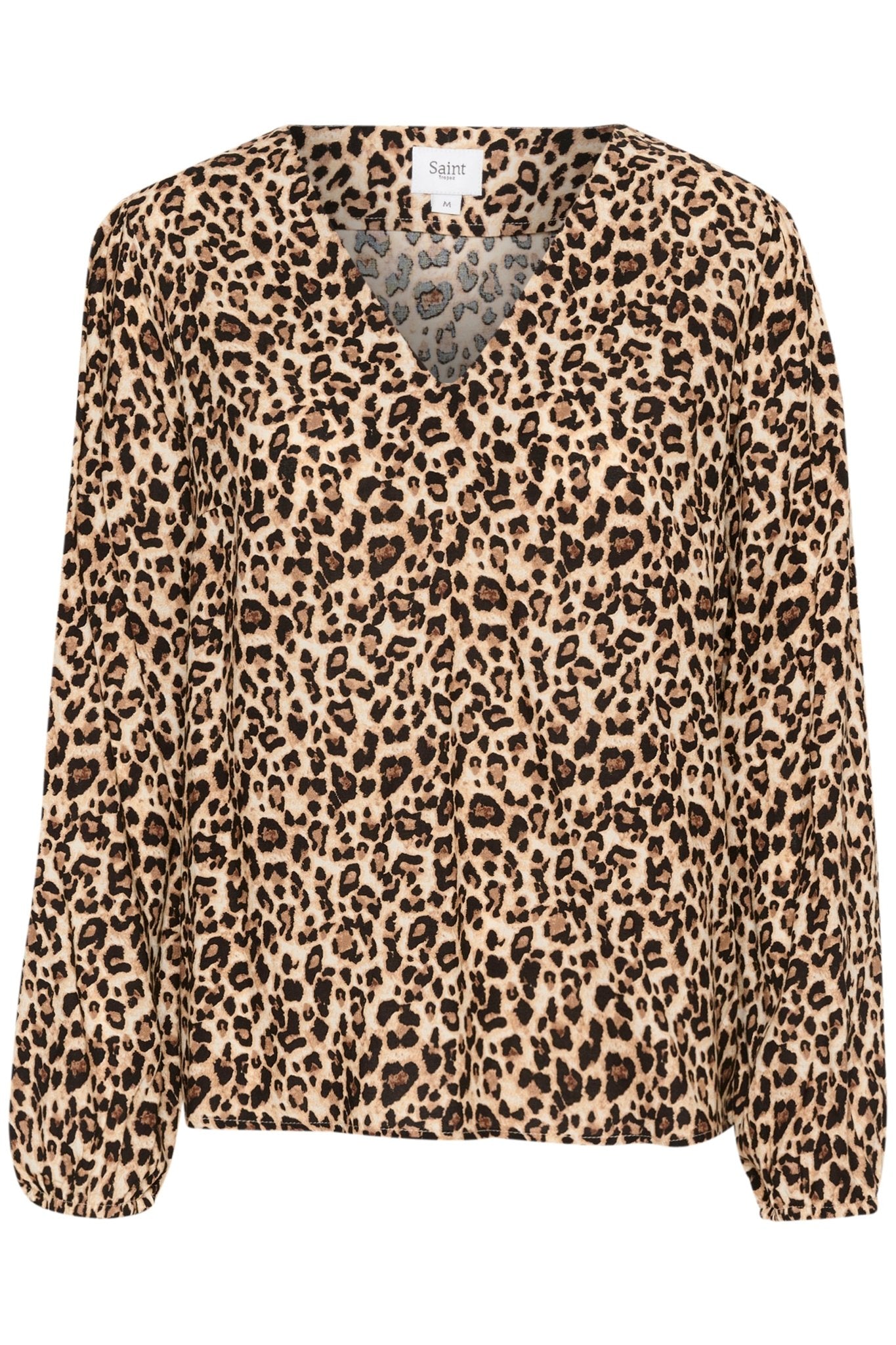 Gazel leopard print blouse by Saint Tropez - Blue Sky Fashions & Lingerie