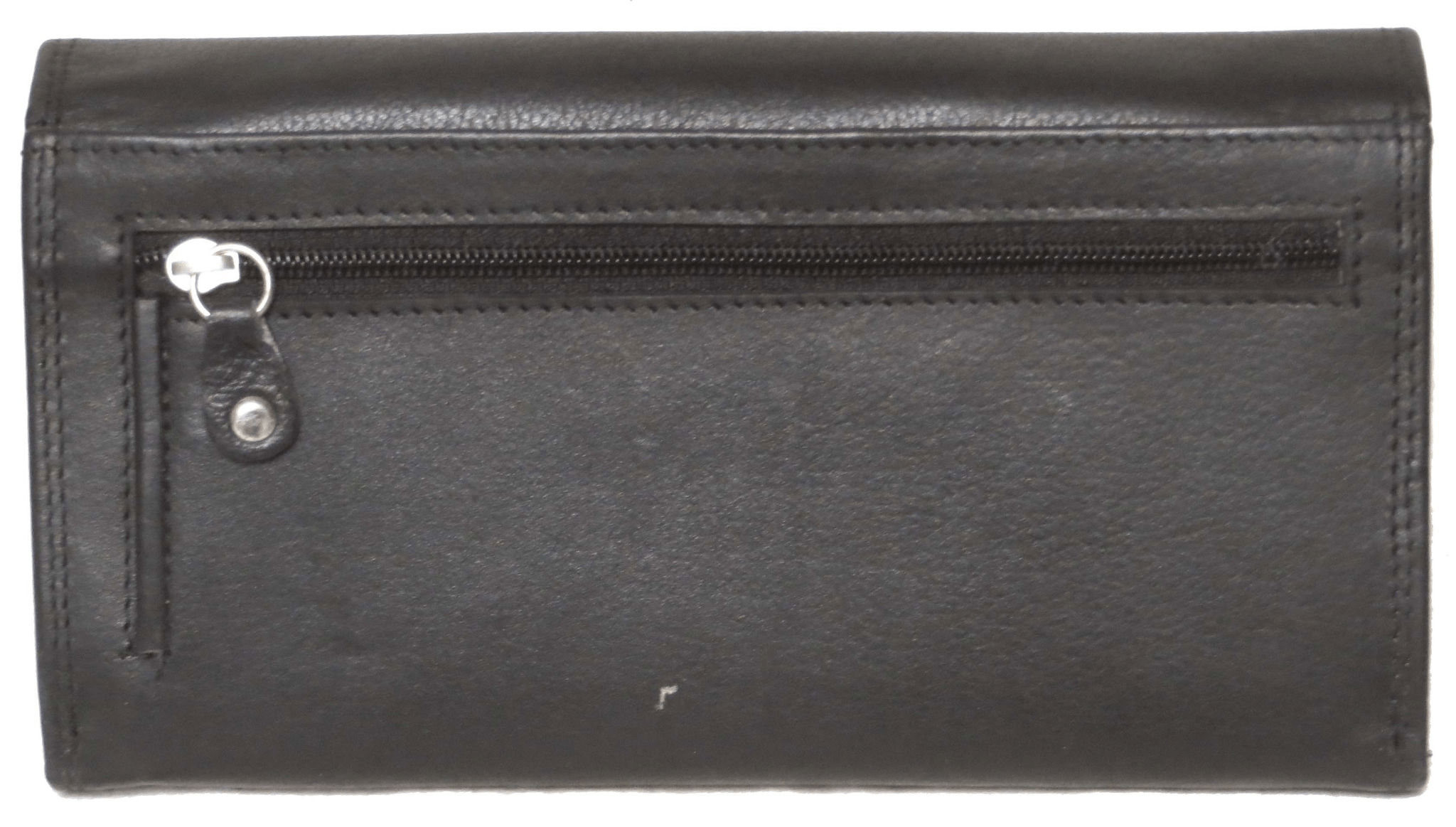 Genuine Cowhide Leather Ladies RFID Wallet - Black 7502R - Blue Sky Fashions & Lingerie