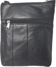 Genuine Lambskin Leather Women's Slim Cross Body Bag 7078 - Blue Sky Fashions & Lingerie