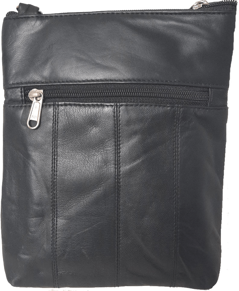 Genuine Lambskin Leather Women's Slim Cross Body Bag 7078 - Blue Sky Fashions & Lingerie