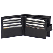 Genuine Leather Lambskin Men's Wallet Black - 4107L - Blue Sky Fashions & Lingerie