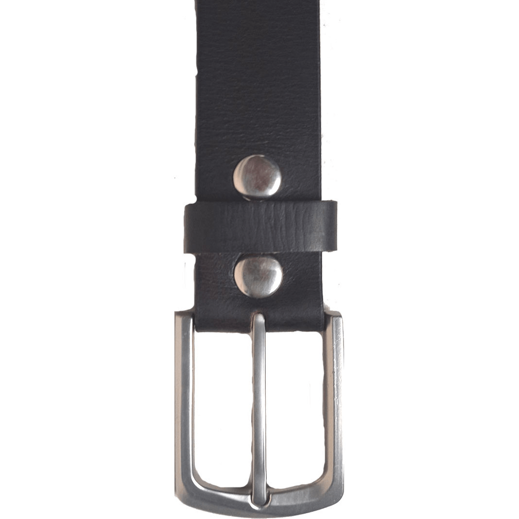 Genuine leather plain 40mm belt - black - Blue Sky Fashions & Lingerie