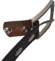 Genuine leather plain 40mm belt - brown - Blue Sky Fashions & Lingerie