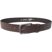 Genuine leather plain 40mm belt - brown - Blue Sky Fashions & Lingerie