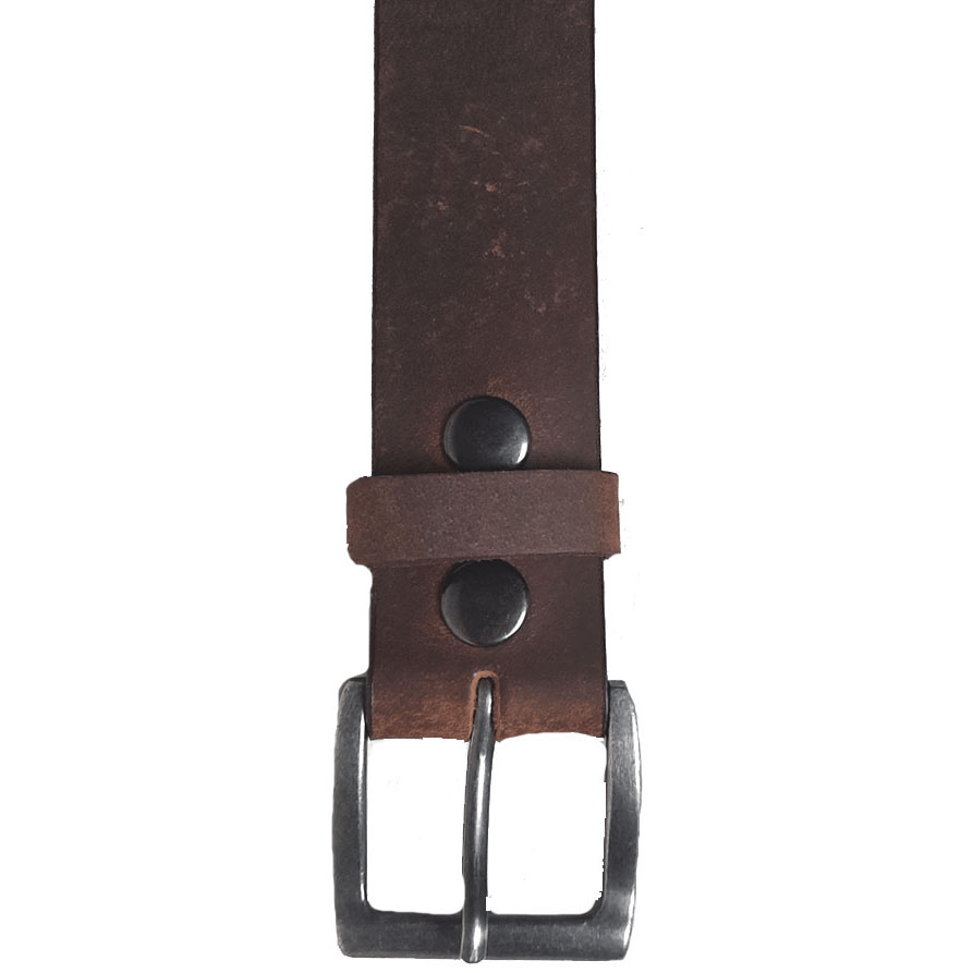 GENUINE LEATHER PLAIN DISTRESS BROWN BELT - Blue Sky Fashions & Lingerie