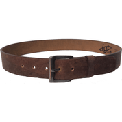 GENUINE LEATHER PLAIN DISTRESS BROWN BELT - Blue Sky Fashions & Lingerie