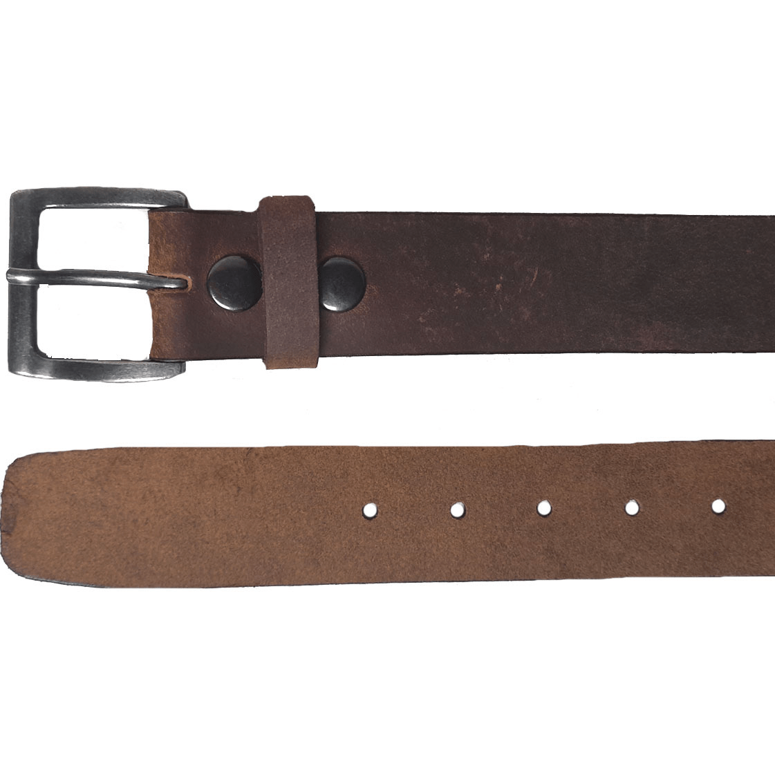 GENUINE LEATHER PLAIN DISTRESS BROWN BELT - Blue Sky Fashions & Lingerie