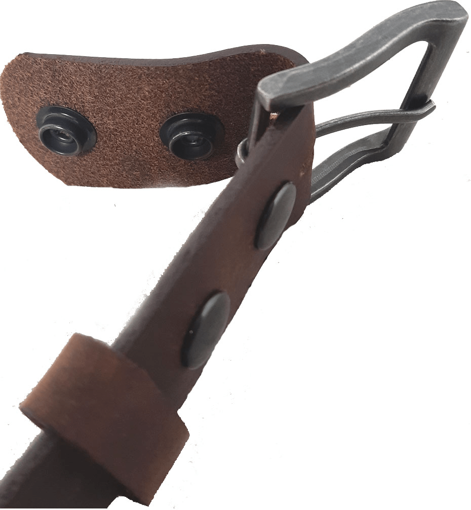 GENUINE LEATHER PLAIN DISTRESS BROWN BELT - Blue Sky Fashions & Lingerie