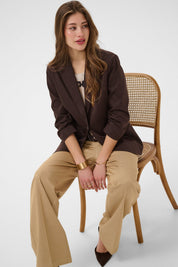 Gia Blazer by Cream - Java - Blue Sky Fashions & Lingerie