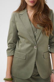 Gia Blazer by Cream - Mulled Basil - Blue Sky Fashions & Lingerie