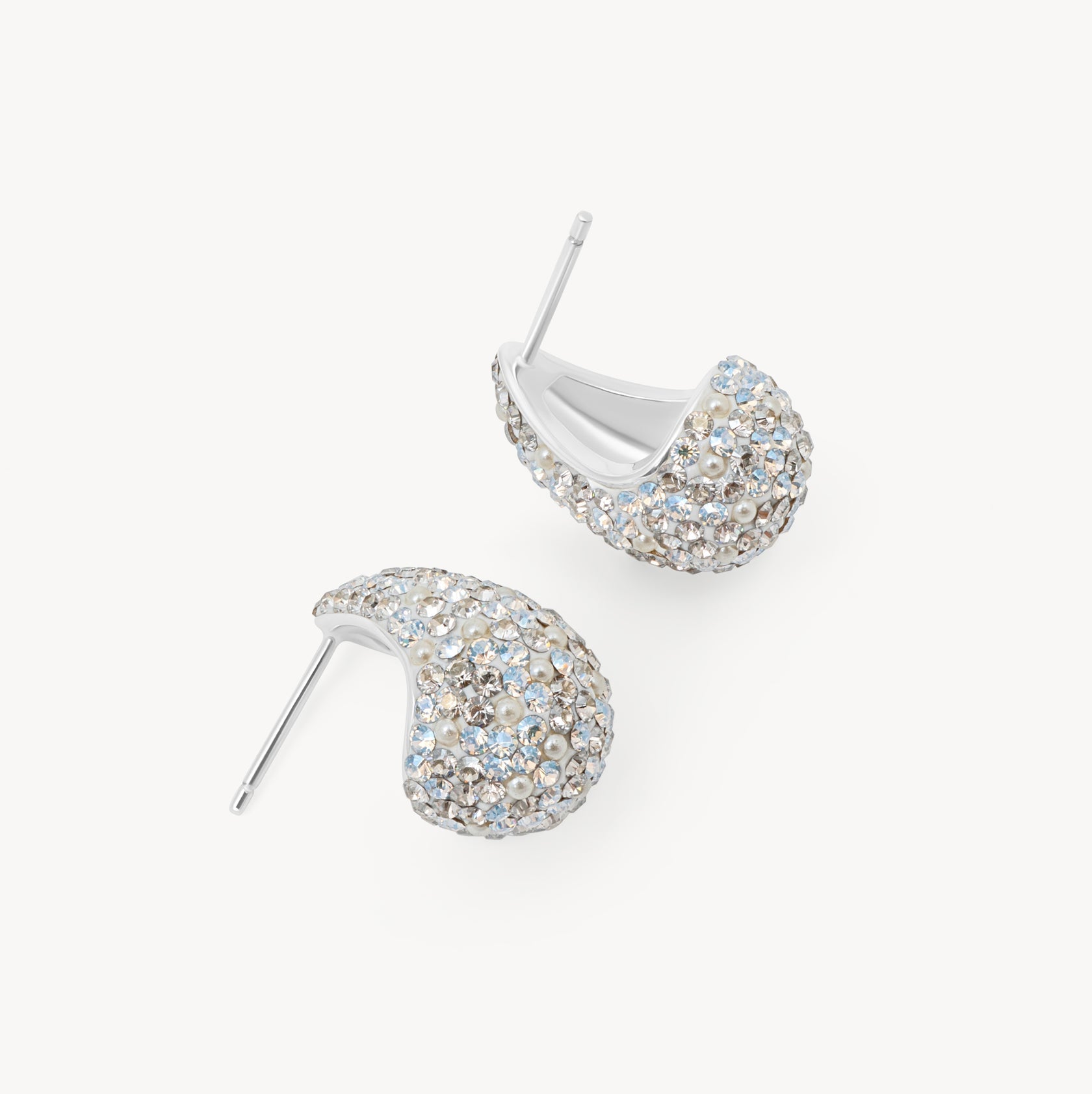 GLITZ MINI DREAM PUFF™ SPARKLE STUD EARRINGS - Blue Sky Fashions & Lingerie