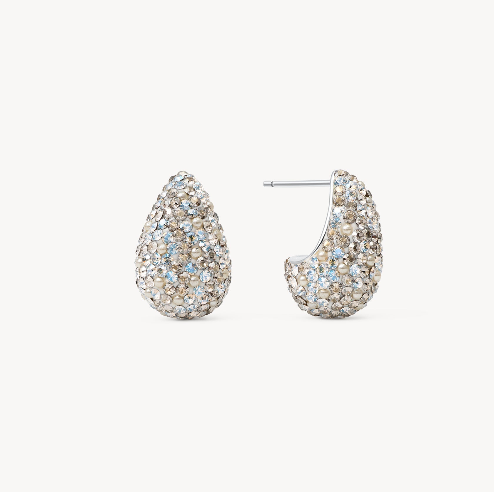 GLITZ MINI DREAM PUFF™ SPARKLE STUD EARRINGS - Blue Sky Fashions & Lingerie