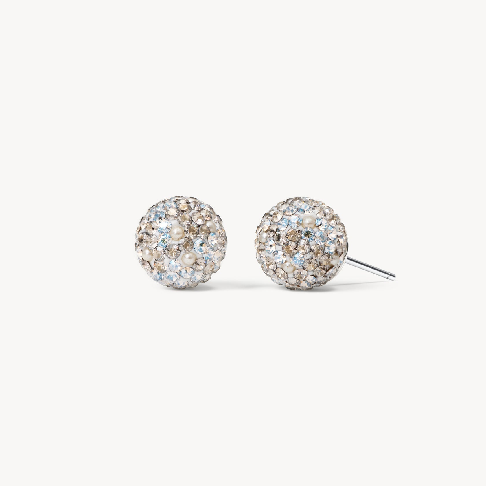 GLITZ SPARKLE BALL™ STUD EARRINGS 10mm - Blue Sky Fashions & Lingerie