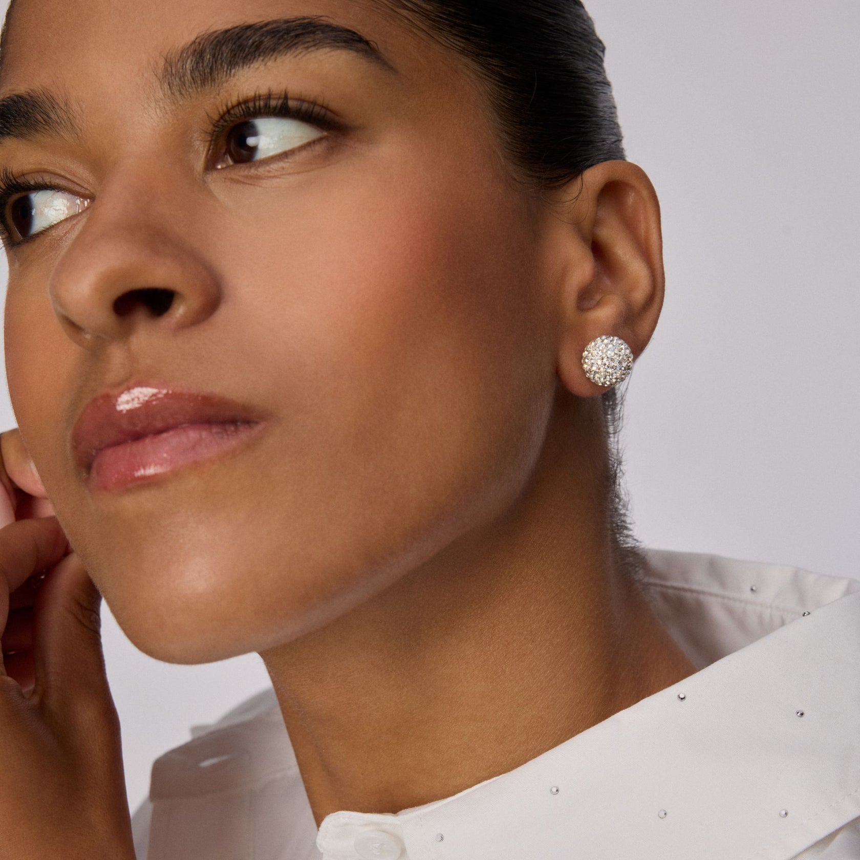 GLITZ SPARKLE BALL™ STUD EARRINGS 12mm - Blue Sky Fashions & Lingerie