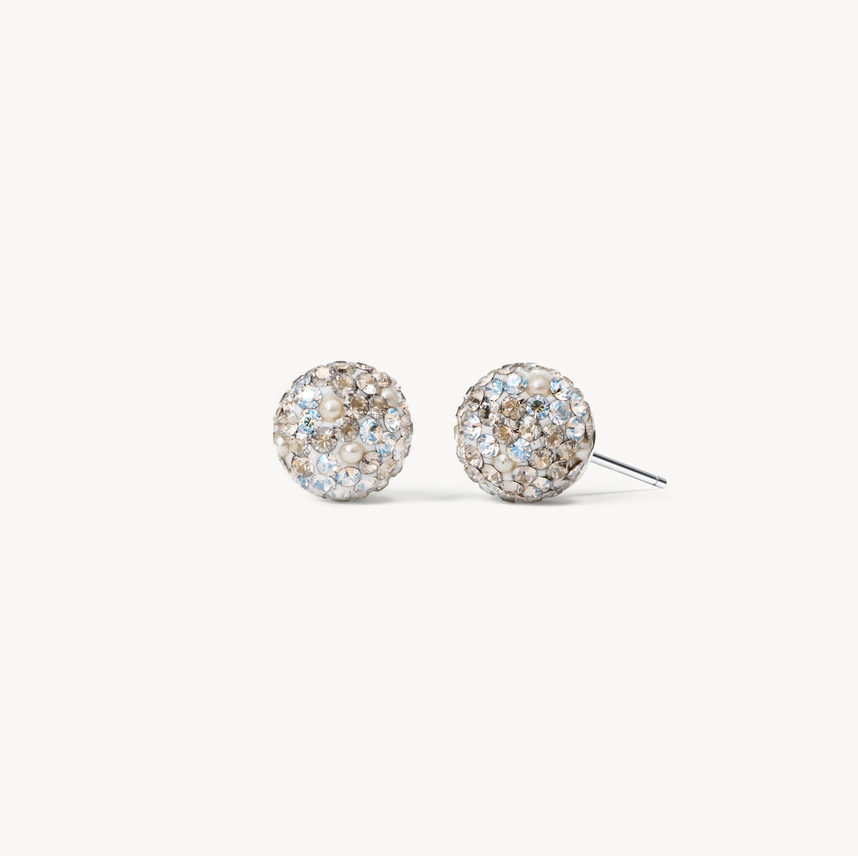 GLITZ SPARKLE BALL™ STUD EARRINGS 8mm - Blue Sky Fashions & Lingerie