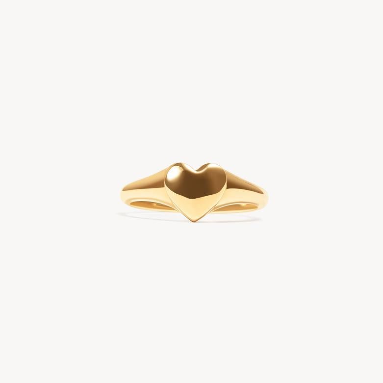 Gold Heart Ring - Blue Sky Fashions & Lingerie