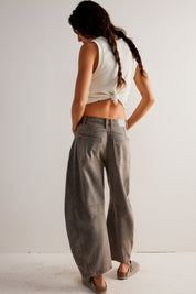 Good Luck Mid - Rise Barrel Jeans - Archive Grey - Blue Sky Fashions & Lingerie