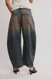 Good Luck Mid - Rise Barrel Jeans - Lost in the desert - Blue Sky Fashions & Lingerie