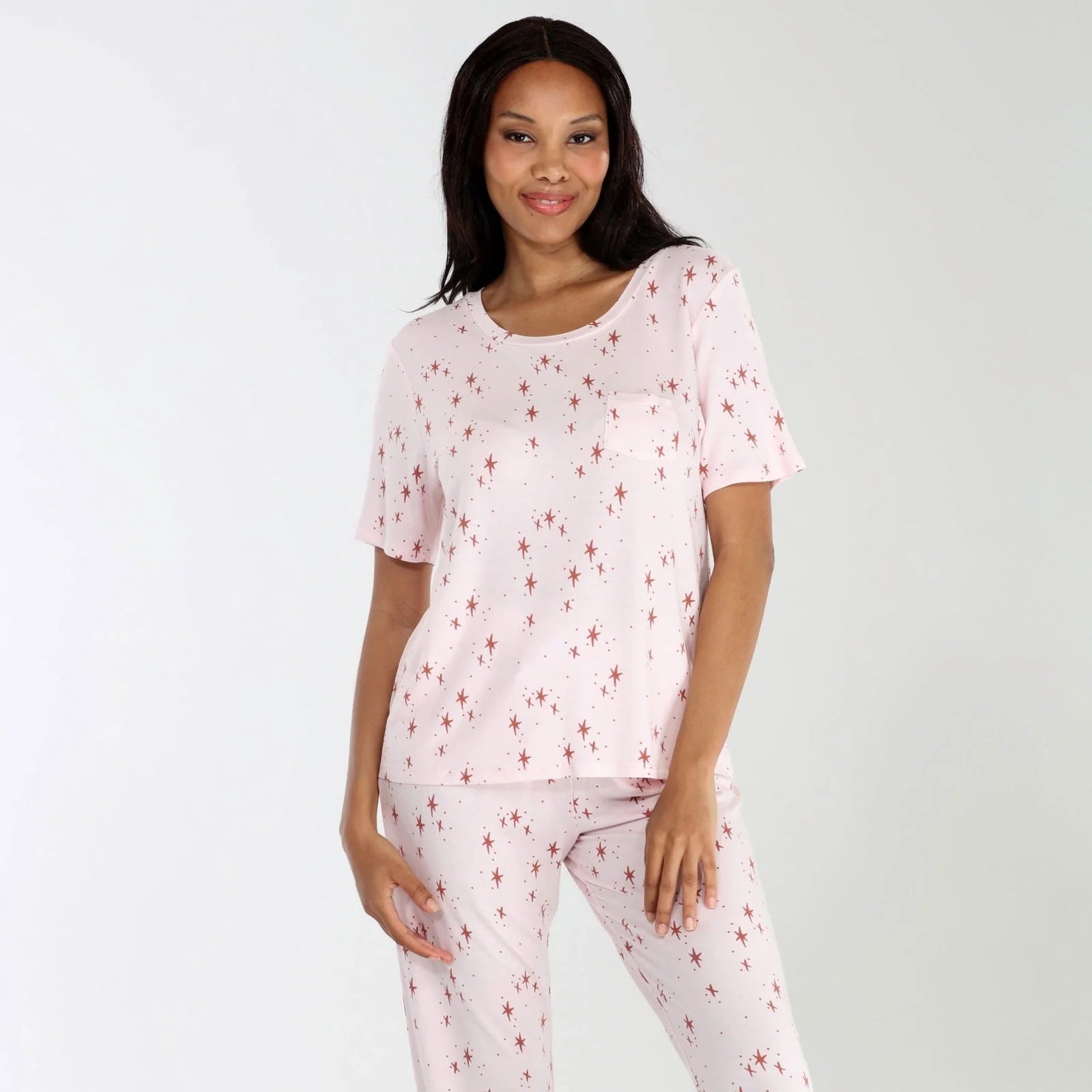 Good Times Tee Pant Set - Aurora Stars - Blue Sky Fashions & Lingerie