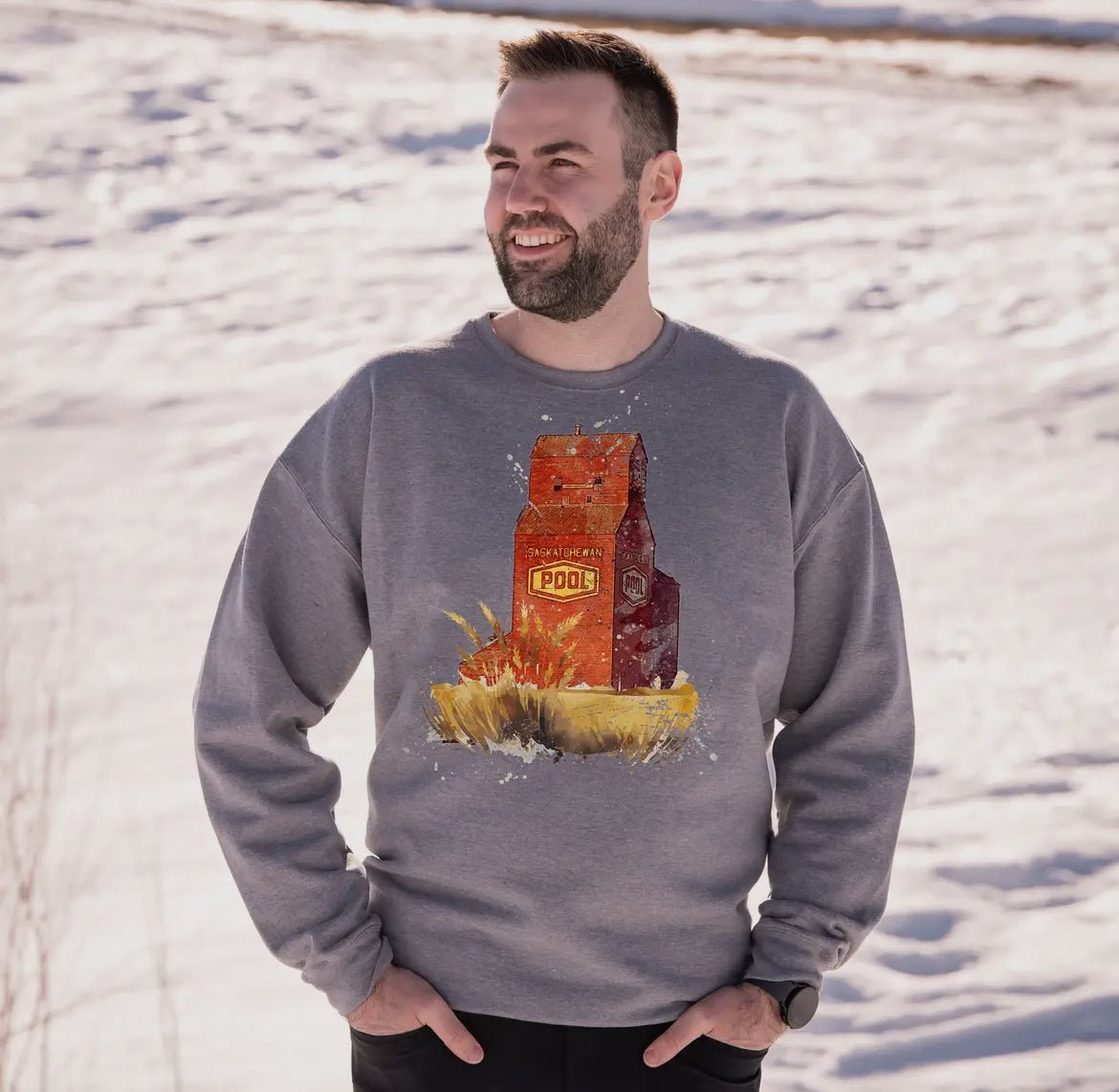 Grain Elevator Unisex Crewneck - Blue Sky Fashions & Lingerie