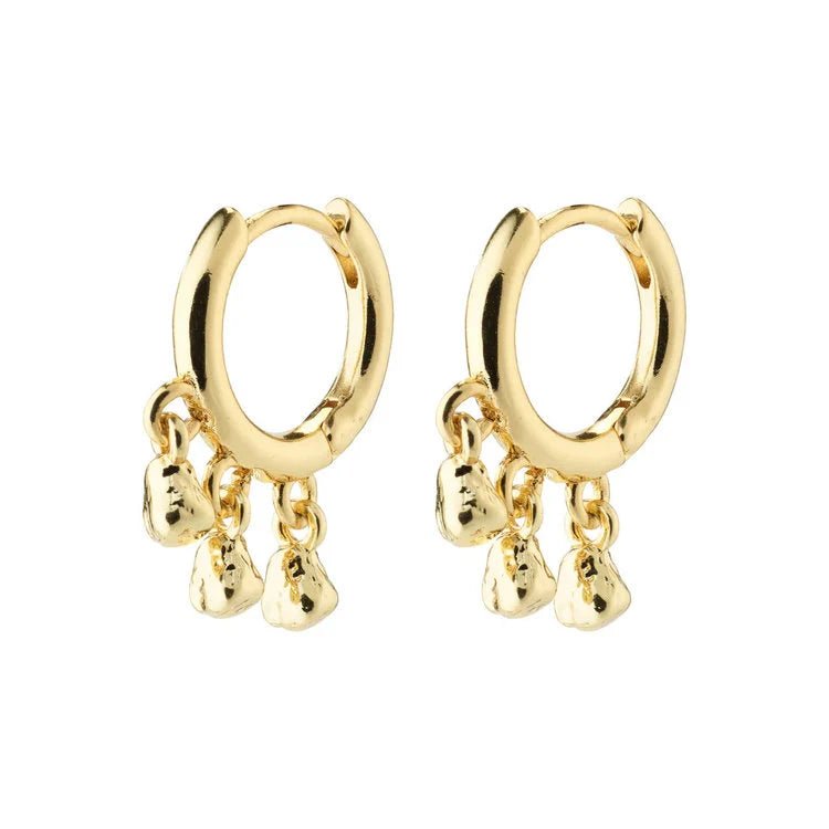 HALLIE Hoop Earrings by Pilgrim - Gold - Blue Sky Fashions & Lingerie