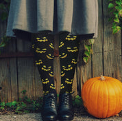 Halloween print knee high compression socks in size S/M - Blue Sky Fashions & Lingerie
