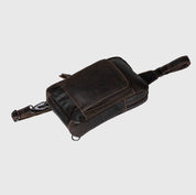 Hamilton Leather Crossbody Bag - Brown - Blue Sky Fashions & Lingerie