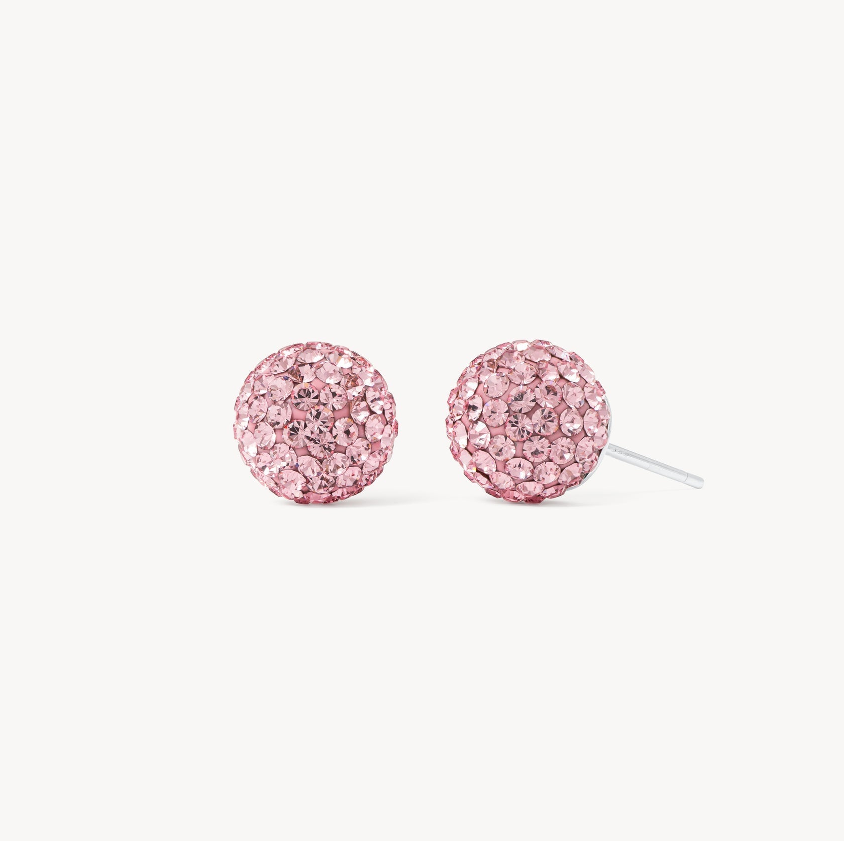 H&B PINK SPARKLE BALL™ 10mm STUD EARRINGS - Blue Sky Fashions & Lingerie