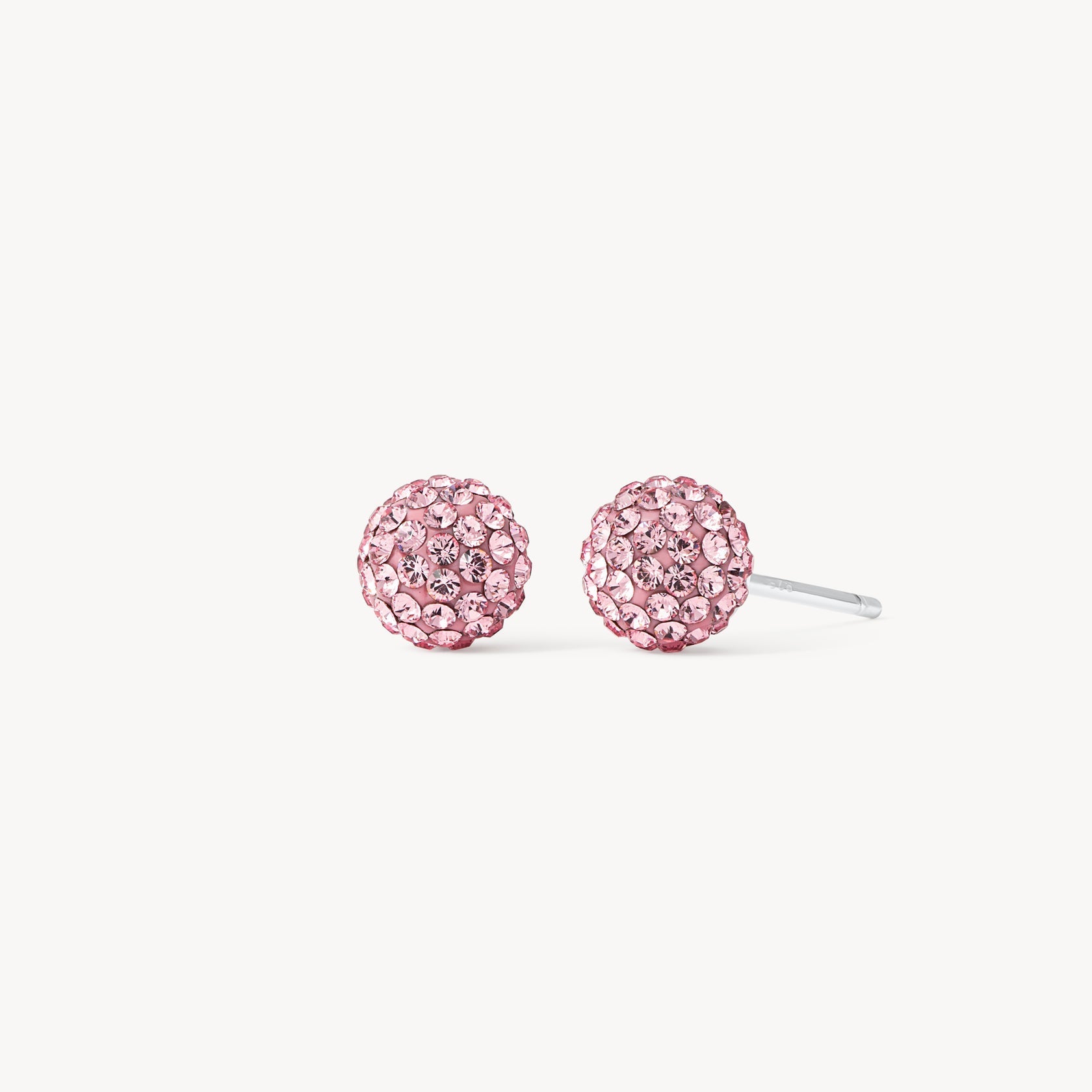 H&B PINK SPARKLE BALL™ 8mm STUD EARRINGS - Blue Sky Fashions & Lingerie