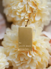 He Still Does Miracles 18k gold plated necklace - Blue Sky Fashions & Lingerie
