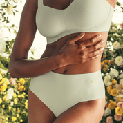 HIGH-WAISTED RETRO BIKINI - Aloe - Blue Sky Fashions & Lingerie