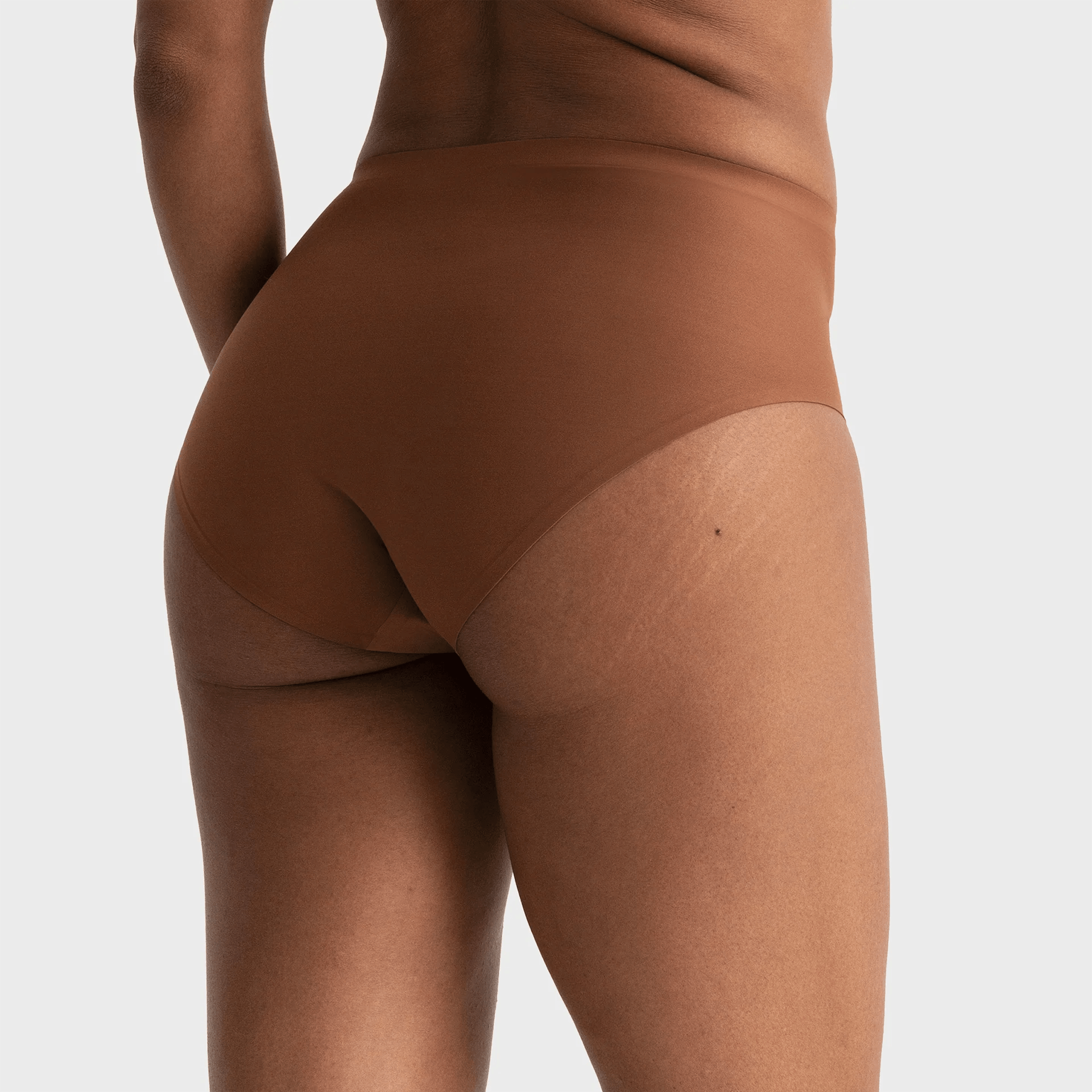 HIGH - WAISTED RETRO BIKINI - CLAY - Blue Sky Fashions & Lingerie