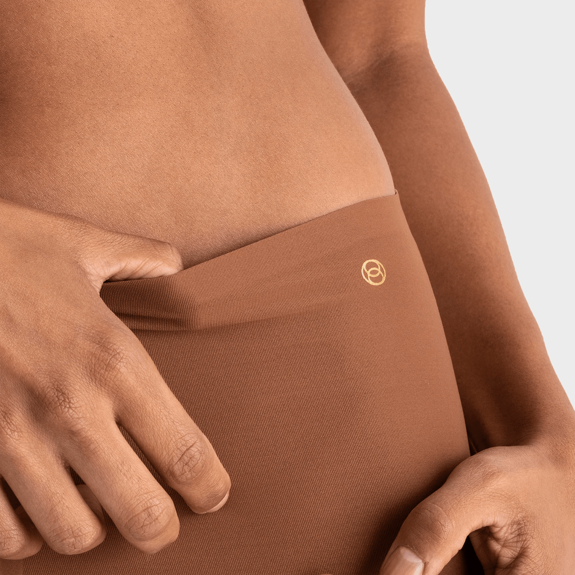 HIGH - WAISTED RETRO BIKINI - CLAY - Blue Sky Fashions & Lingerie