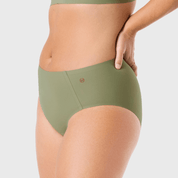 HIGH - WAISTED RETRO BIKINI - Matcha - Blue Sky Fashions & Lingerie