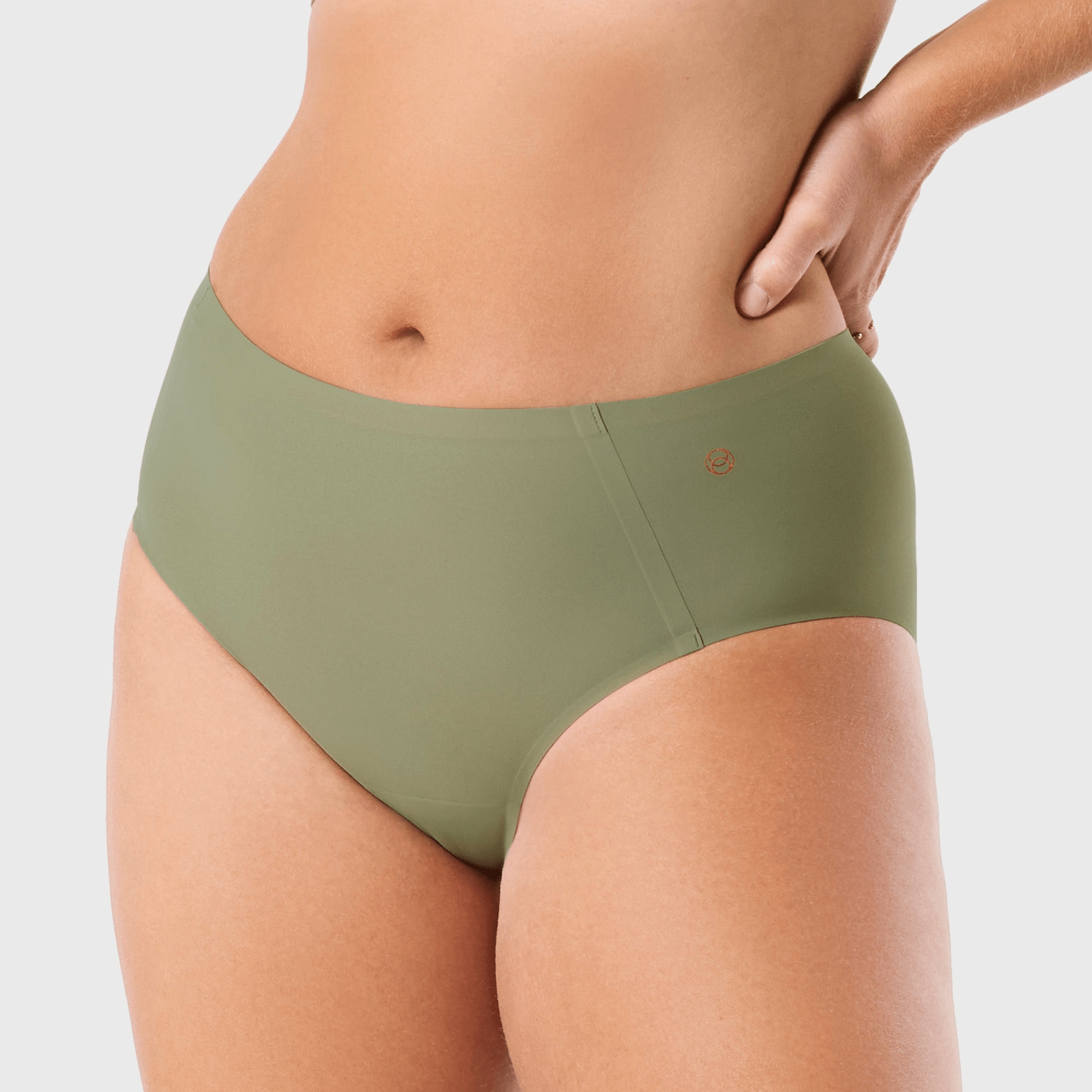 HIGH - WAISTED RETRO BIKINI - Matcha - Blue Sky Fashions & Lingerie