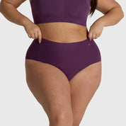 High - Waisted Retro Bikini - Plum - Blue Sky Fashions & Lingerie