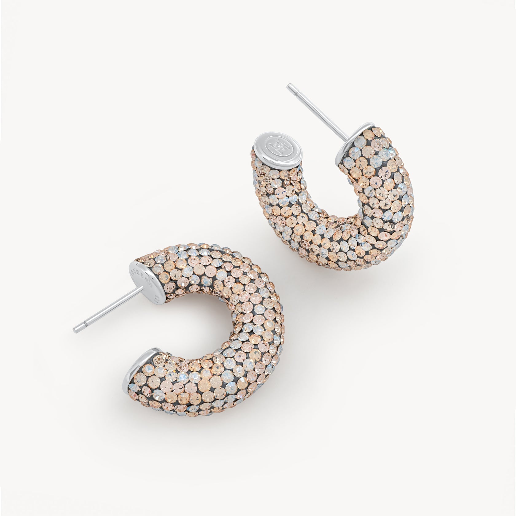 Hillberg & Berk DANCING QUEEN SPARKLE CHUNKY HOOPS - Blue Sky Fashions & Lingerie