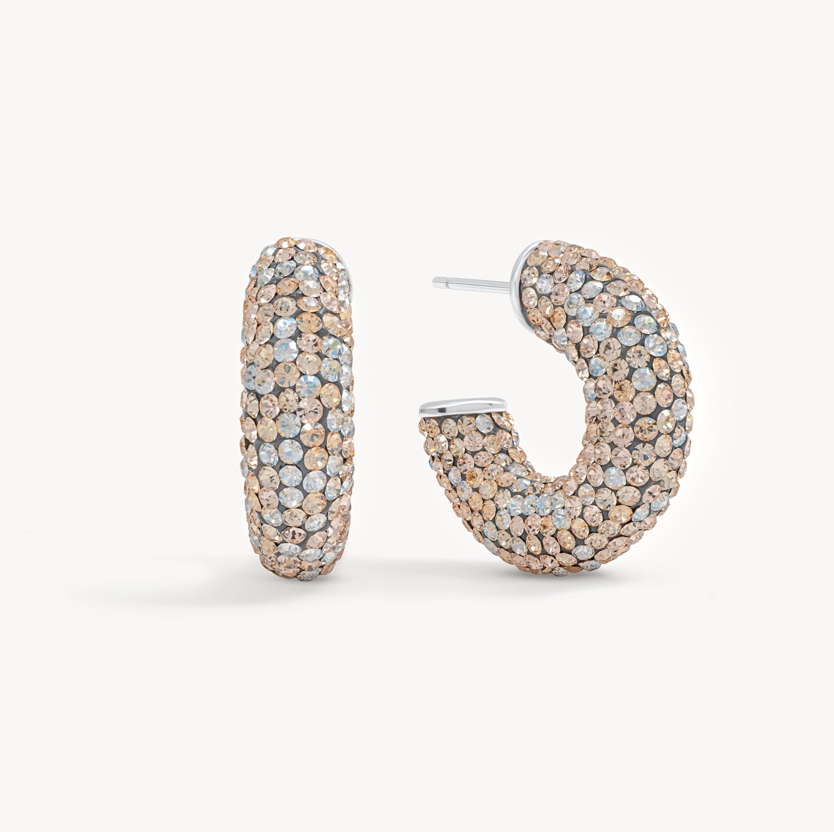 Hillberg & Berk DANCING QUEEN SPARKLE CHUNKY HOOPS - Blue Sky Fashions & Lingerie