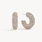 Hillberg & Berk DANCING QUEEN SPARKLE CHUNKY HOOPS - Blue Sky Fashions & Lingerie