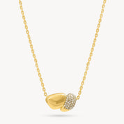 Hillberg & Berk DRIFT SPARKLE NECKLACE - Soft Gold - Blue Sky Fashions & Lingerie