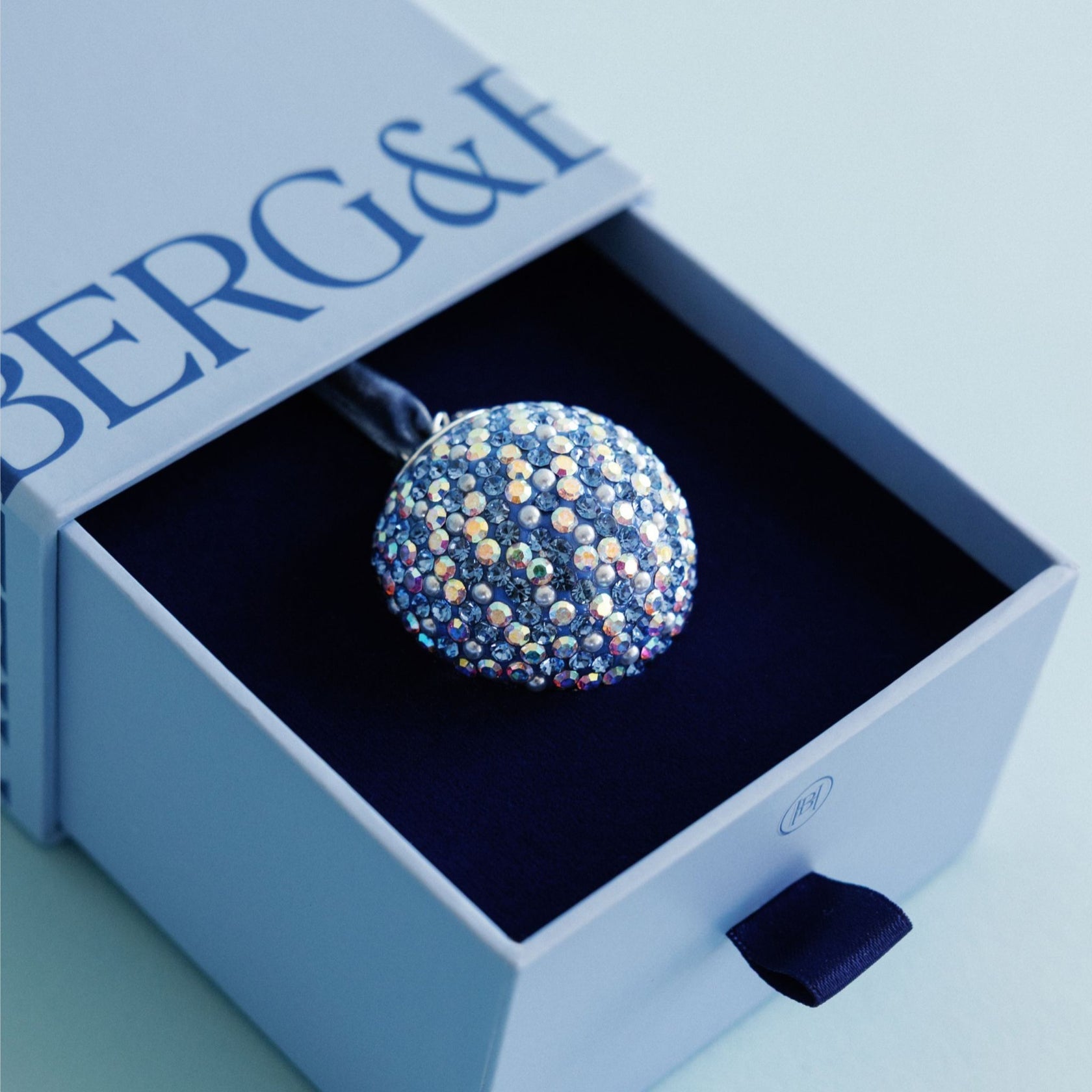 Hillberg & Berk HOLIDAY SPARKLE ORNAMENT - Alpine Sky - Blue Sky Fashions & Lingerie
