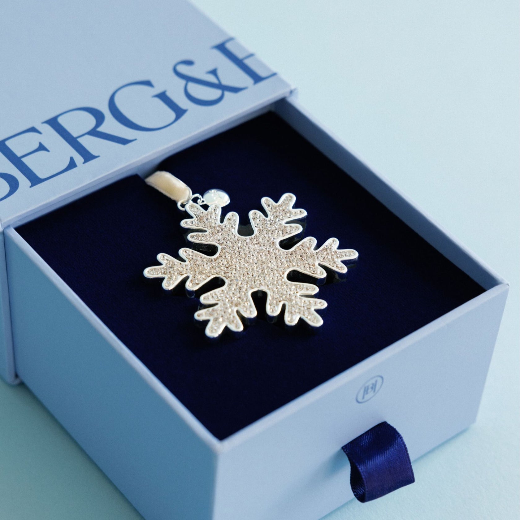 Hillberg & Berk REVERSIBLE SNOWFLAKE ORNAMENT - Blue Sky Fashions & Lingerie