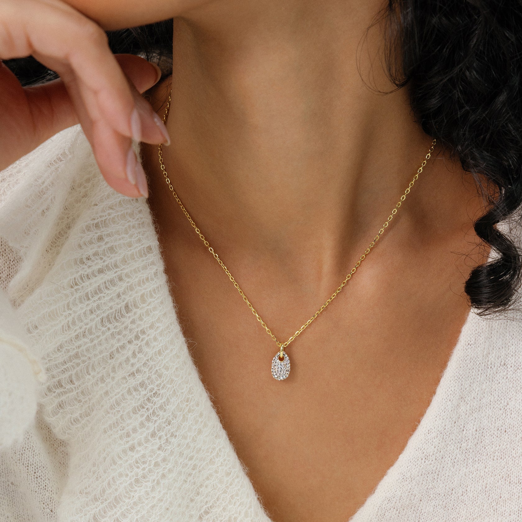 Hillberg & Berk SPARKLE PEBBLE NECKLACE- Dancing Queen - Blue Sky Fashions & Lingerie