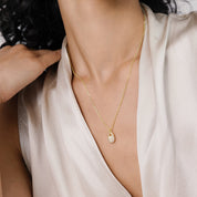 Hillberg & Berk SPARKLE PEBBLE NECKLACE - Soft Gold/Gold - Blue Sky Fashions & Lingerie