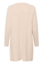 Holiday Long Knit Cardigan by Cream - oat melange - Blue Sky Fashions & Lingerie