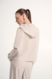 Hooded Boxy Utility Jacket 262621 - Blue Sky Fashions & Lingerie
