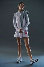 Hot Shot Logo Mini Dress - Rose Quartz - Blue Sky Fashions & Lingerie