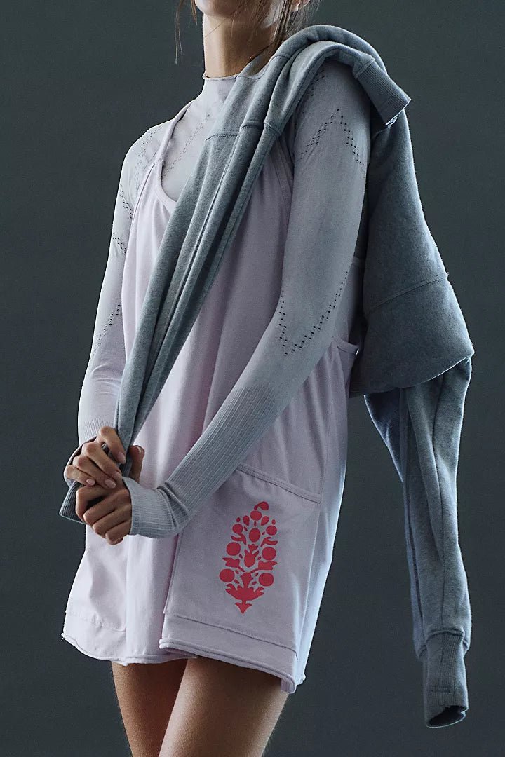 Hot Shot Logo Mini Dress - Rose Quartz - Blue Sky Fashions & Lingerie