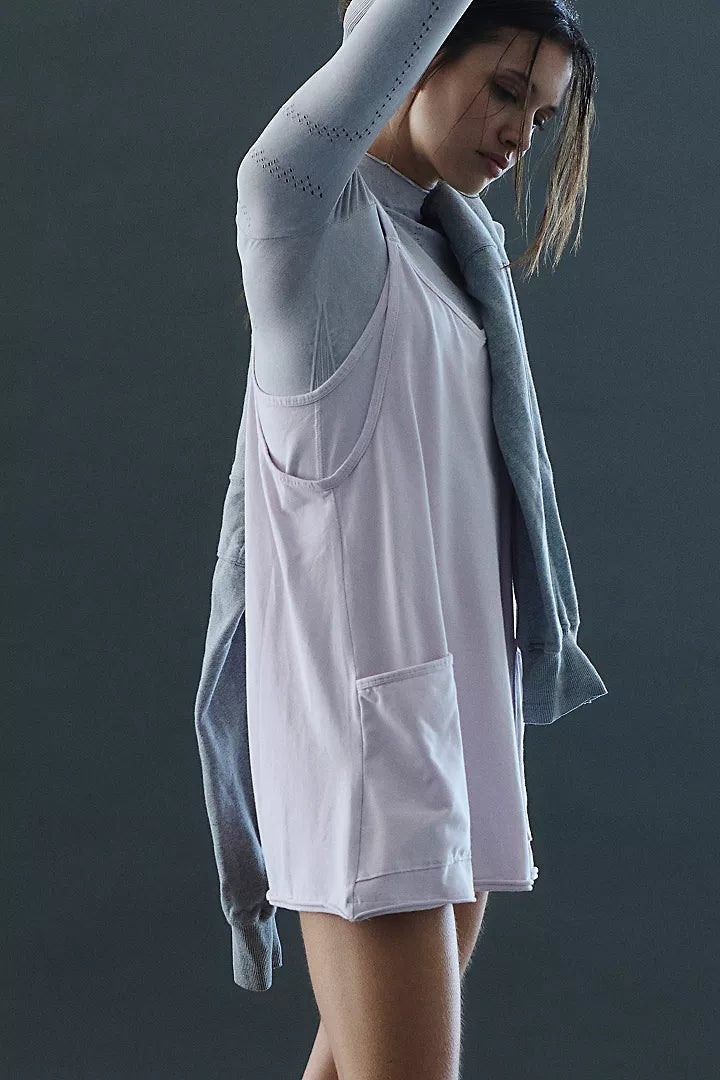 Hot Shot Logo Mini Dress - Rose Quartz - Blue Sky Fashions & Lingerie